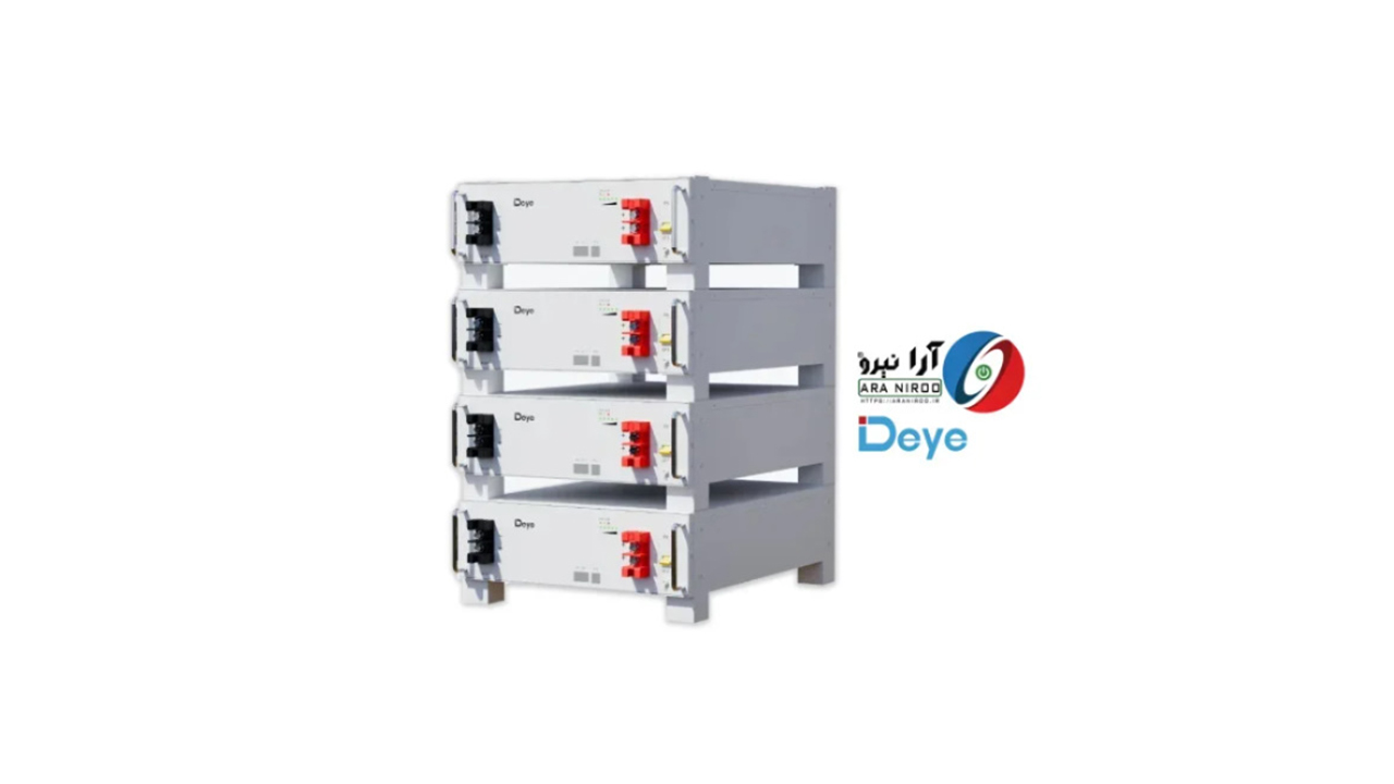 باتری خورشیدی لیتیومی 5 کیلووات دیه مدل Deye SE-G5.1 با فناوری LiFePO4 و طراحی Slim