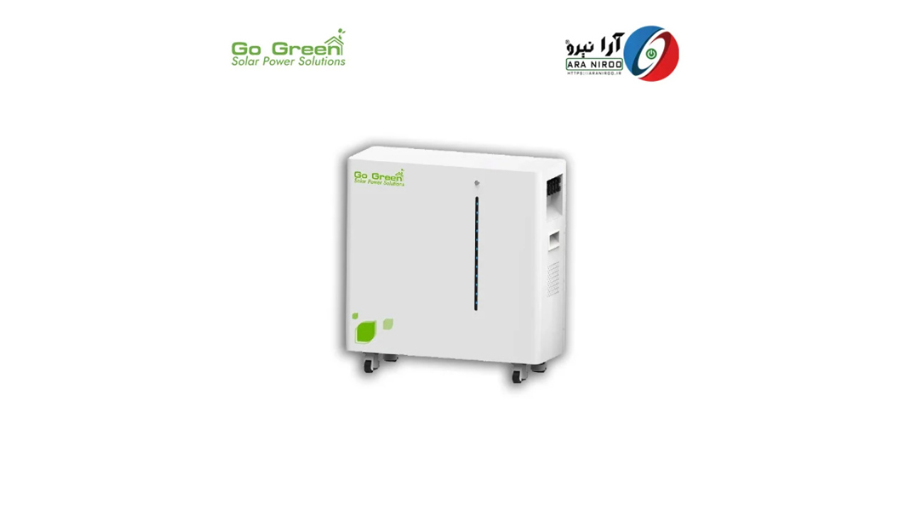 باتری خورشیدی لیتیومی 15 کیلووات‌ساعت گوگرین مدل Go Green GGESS-15kWh با تکنولوژی LiFePO4 و BMS هوشمند