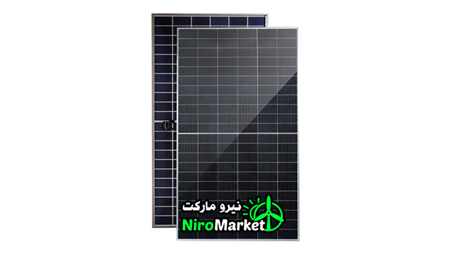 پنل خورشیدی 700 وات دوطرفه (Bifacial) مانا انرژی با تکنولوژی پیشرفته N-Type TOPCon